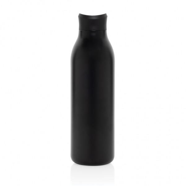 Avira Alok 360 Klick-Wasserflasche aus RCS rec. Stahl, 600ml, schwarz