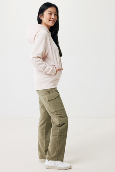 IQONIQ Yengo Hoodie mit Seitentaschen aus rec. Baumwolle, cloud pink M