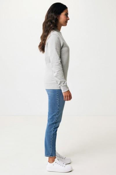 IQONIQ Denali ungefärbt. Rundhals-Sweater aus recycelter BW, heather grey XXXL