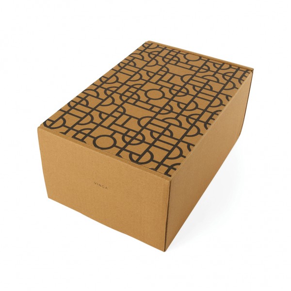 VINGA Verso Handtuch aus OCS Bio-Baumwolle, 4er-Set, grau