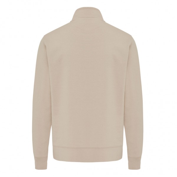 IQONIQ Elgon Quarter-Zip-Sweater aus rec. Baumwolle, desert M