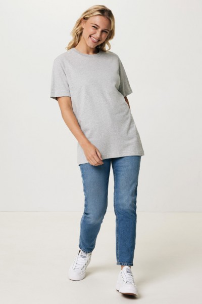 IQONIQ Kakadu relaxed T-Shirt aus recycelter Baumwolle, heather grey XS