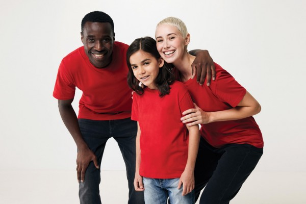 IQONIQ Sierra Lightweight T-Shirt aus recycelter Baumwolle, rot XL