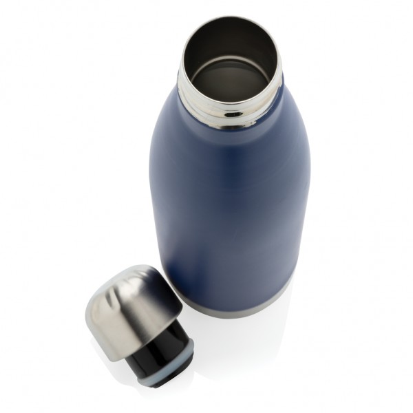 Vakuumisolierte Stainless Steel Flasche, blau