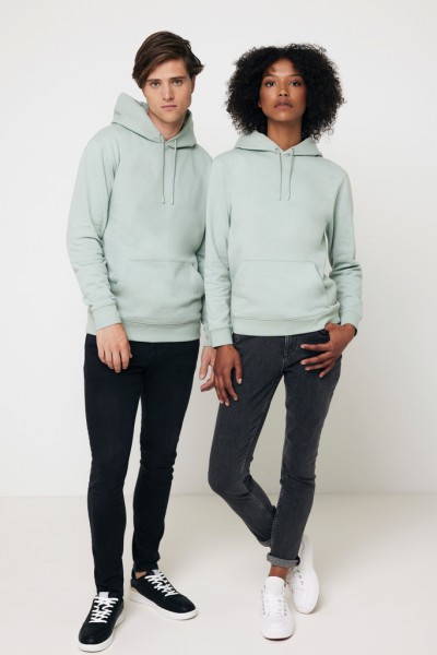 IQONIQ Jasper Hoodie aus recycelter Baumwolle, Iceberg green XXXL