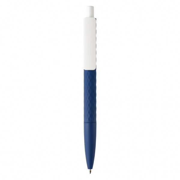 X3-Stift mit Smooth-Touch aus RCS recyceltem ABS, navy blau