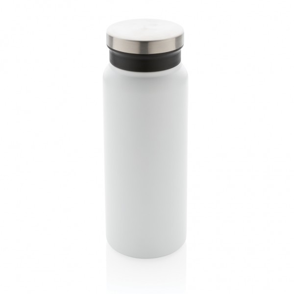 RCS recycelte Stainless Steel Vakuumflasche 600ml, weiß