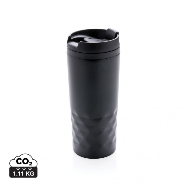 Geometrischer Becher, schwarz