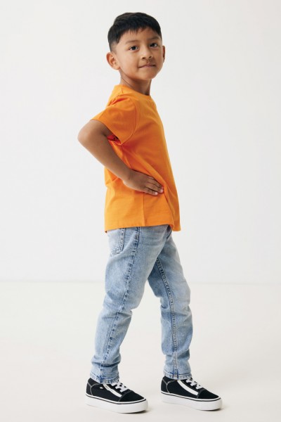 IQONIQ Koli Kids T-Shirt aus recycelter Baumwolle, orange 78