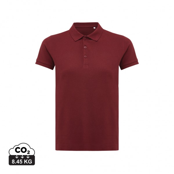 IQONIQ Yosemite Damen Piqué-Poloshirt aus rec. Baumwolle, burgunderrot XXL