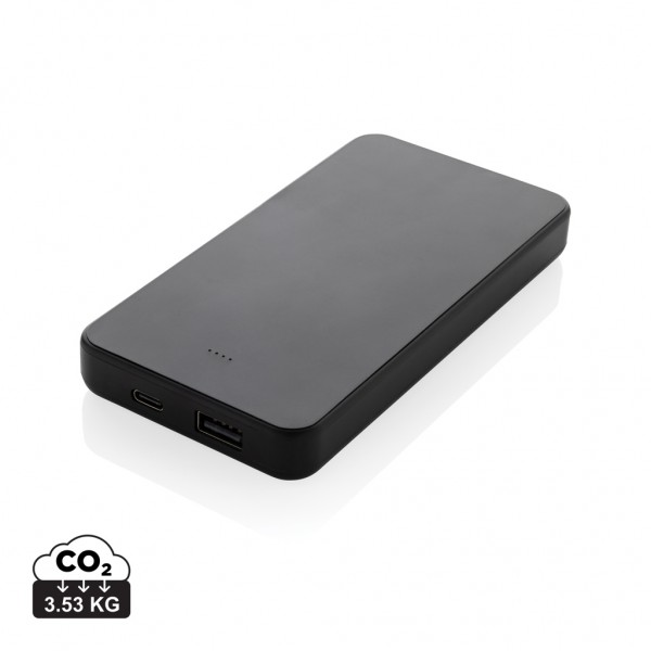 Boostcore 10.000mAh Powerbank aus RCS rec. Kunststoff, schwarz
