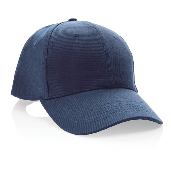 Impact 6 Panel Kappe aus 280gr rCotton mit AWARE™ Tracer, navy blau