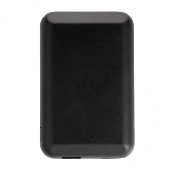 Magnetische 5.000 mAh Wireless Powerbank, schwarz
