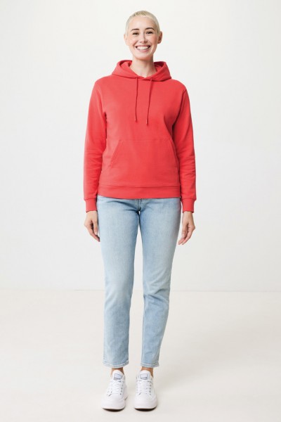 IQONIQ Jasper Hoodie aus recycelter Baumwolle, luscious red XXL