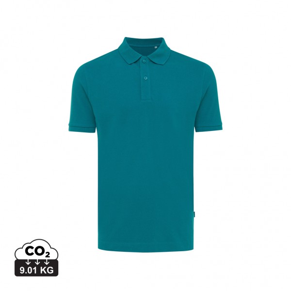 IQONIQ Yosemite Piqué-Poloshirt aus recycelter Baumwolle, verdigris XXXL