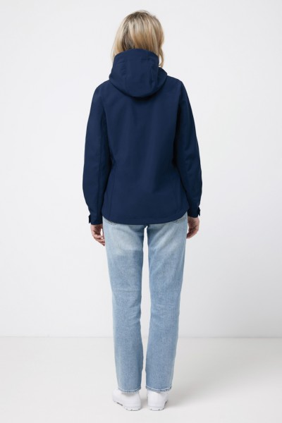 IQONIQ Makalu Damen Softshelljacke aus recyceltem Polyester, navy blau XS