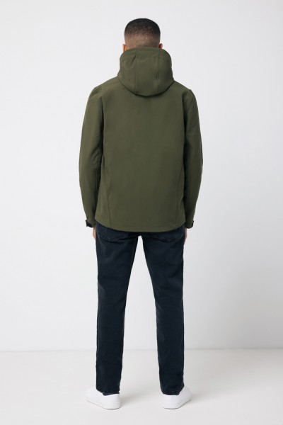 IQONIQ Makalu Herren Softshelljacke aus recyceltem Polyester, khaki S