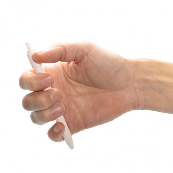 Quill-Anti-Stress-Stift aus GRS rec. rABS, weiß