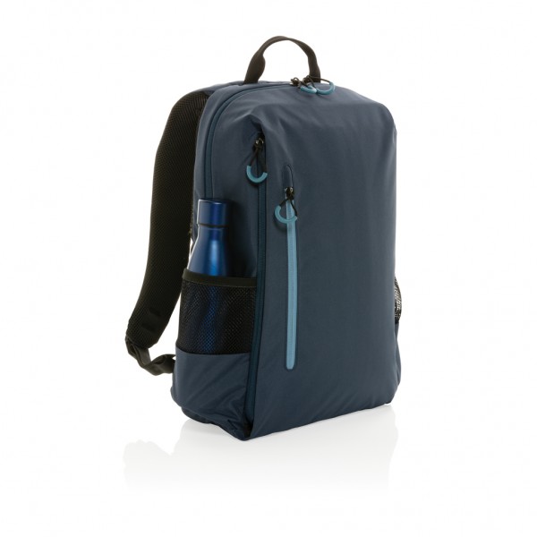 Impact AWARE™ Lima 15.6` RFID Laptop-Rucksack, navy blau