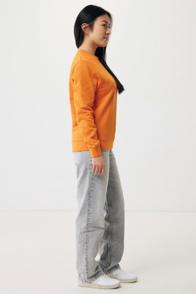 IQONIQ Etosha Lightweight Sweater aus recycelter Baumwolle, orange XL