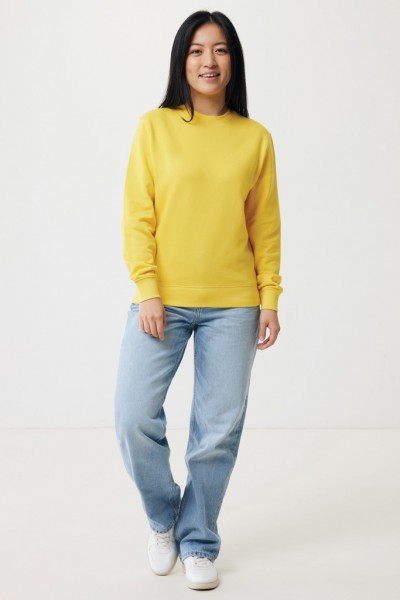 IQONIQ Etosha Lightweight Sweater aus recycelter Baumwolle, gelb S