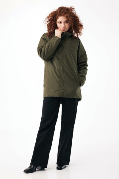 IQONIQ Thelon Parka aus recyceltem Polyester, khaki L