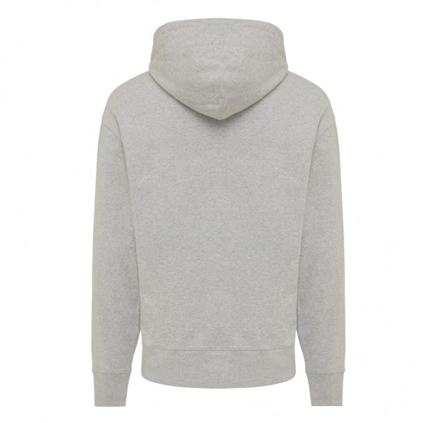 IQONIQ Yoho Relax-Hoodie aus recycelter Baumwolle, heather grey XXXL