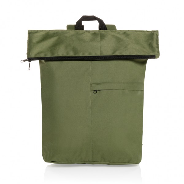 Dillon AWARE™ RPET faltbarer Lightweight-Rucksack, grün