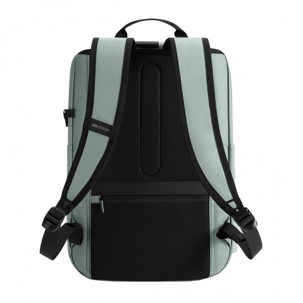 Urban wasserabweisender Anti-Diebstahl Rucksack, Iceberg green