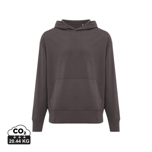 IQONIQ Yoho Relax-Hoodie aus recycelter Baumwolle, anthrazit M