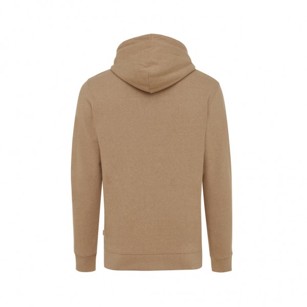 IQONIQ Torres ungefärbter Hoodie aus recycelter Baumwolle, heather brown XS