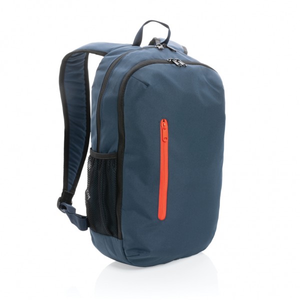 Impact AWARE™ 300D RPET Casual Rucksack, navy blau