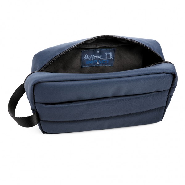 Impact AWARE™ RPET Kulturtasche, navy blau
