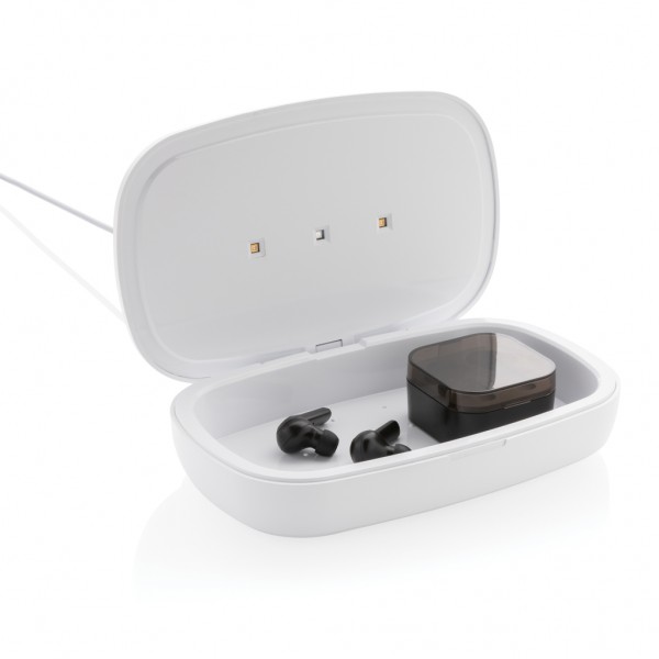 UV-C Sterilisations-Box mit 5W Wireless Charger, weiß
