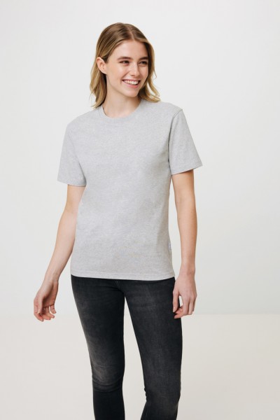 IQONIQ Manuel ungefärbtes T-Shirt aus recycelter Baumwolle, heather grey S
