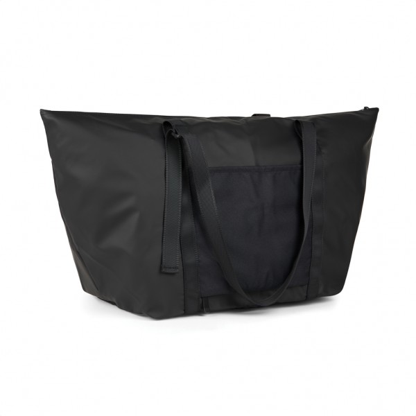 VINGA Livorno Wochenendtasche aus GRS recyceltem Polyester, schwarz