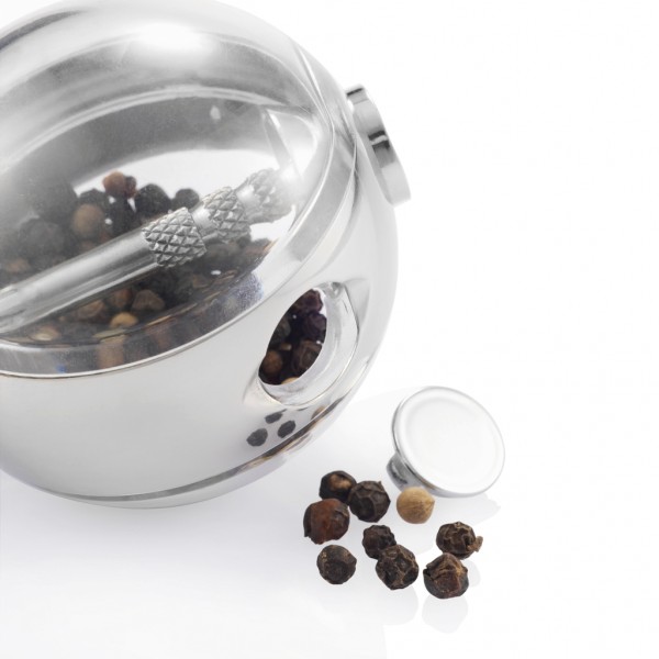 Planet Salz & Pfeffer Set, schwarz