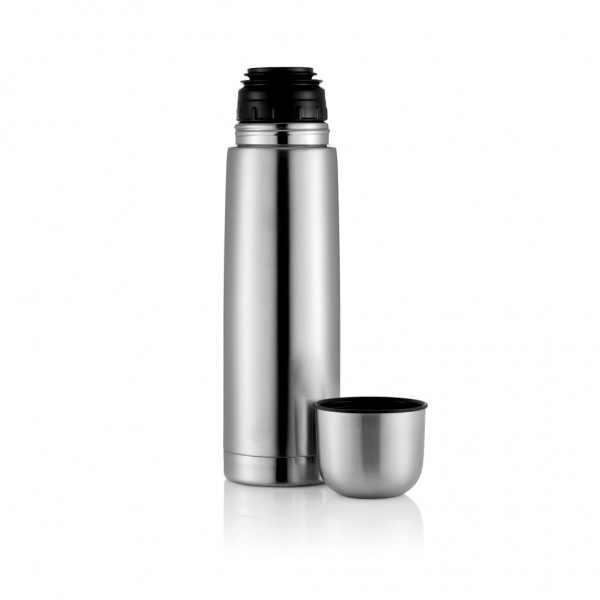Isolierflasche Mono, silber