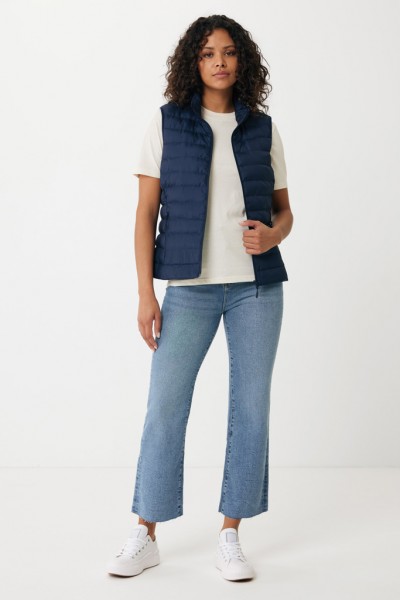 IQONIQ Meru Damen Bodywarmer aus recyceltem Polyester, navy blau XXS
