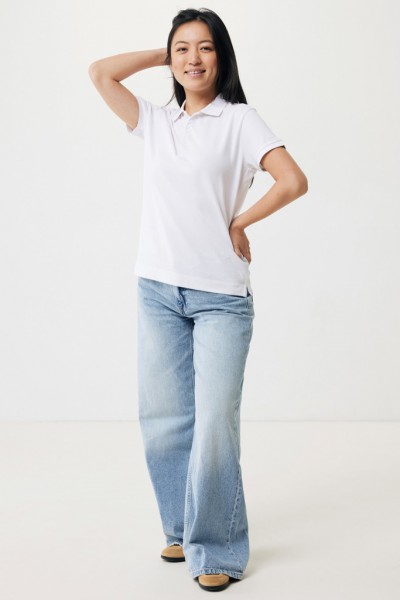 IQONIQ Yosemite Damen Piqué-Poloshirt aus rec. Baumwolle, recycled white XXS
