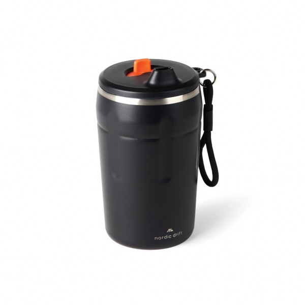 Nordic Drift Trail verschließbarer RCS Mug 350ml, schwarz