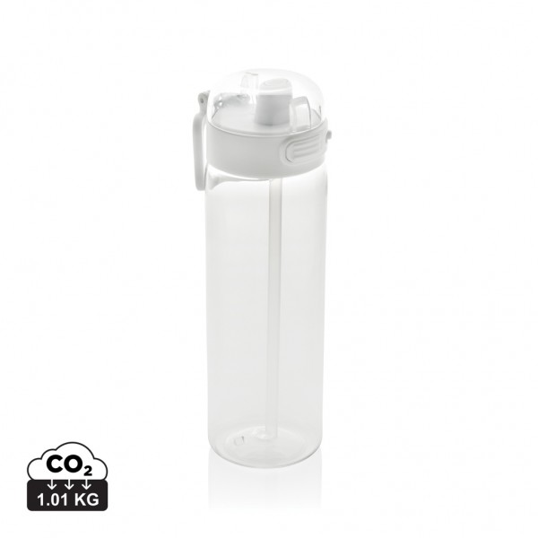 Sip`nLock RCS rPET auslaufsichere Sport-Trinkflasche 800ml, weiß