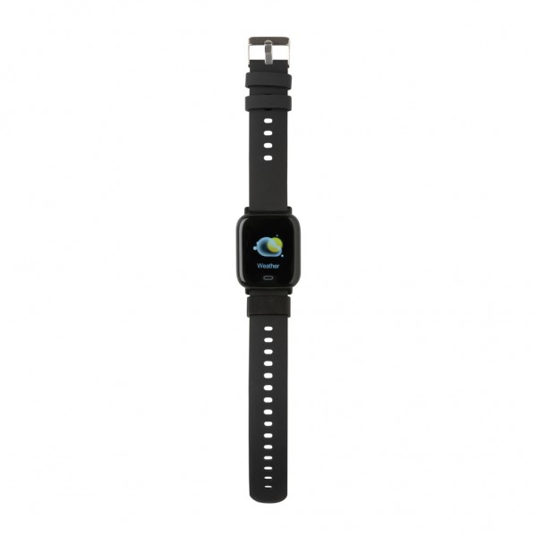 Fit Watch aus RCS recyceltem TPU, schwarz
