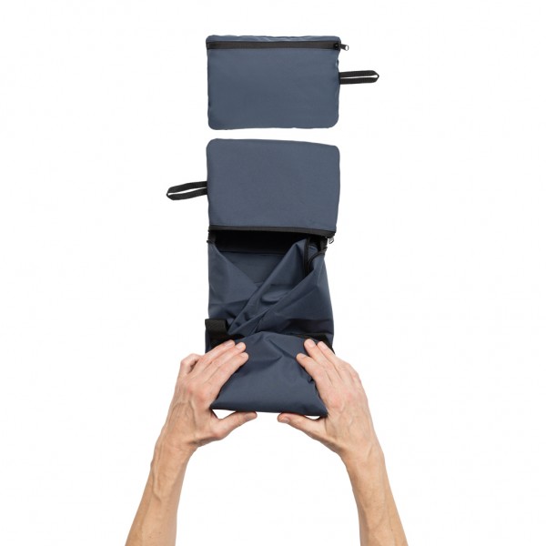 Dillon AWARE™ RPET faltbare Sporttasche, navy blau