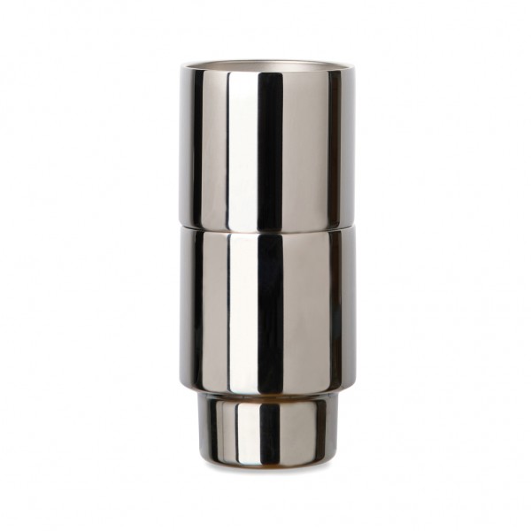 VINGA Nagano RCS recycelte Edelstahlbecher, 2er-Set, reflektierend