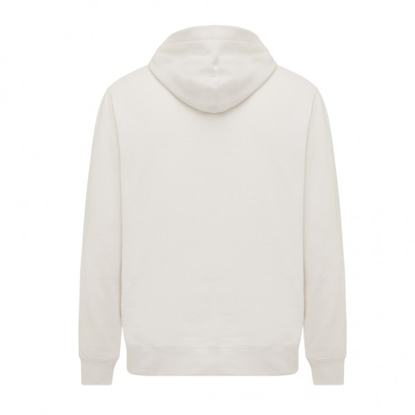 IQONIQ Yengo Hoodie mit Seitentaschen aus rec. Baumwolle, ivory white XXS