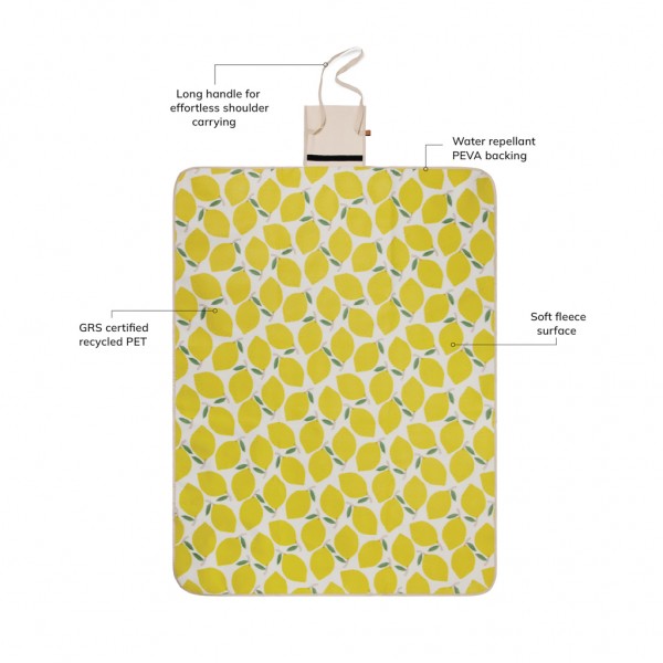 VINGA Arwe GRS Picknick-Decke, gelb