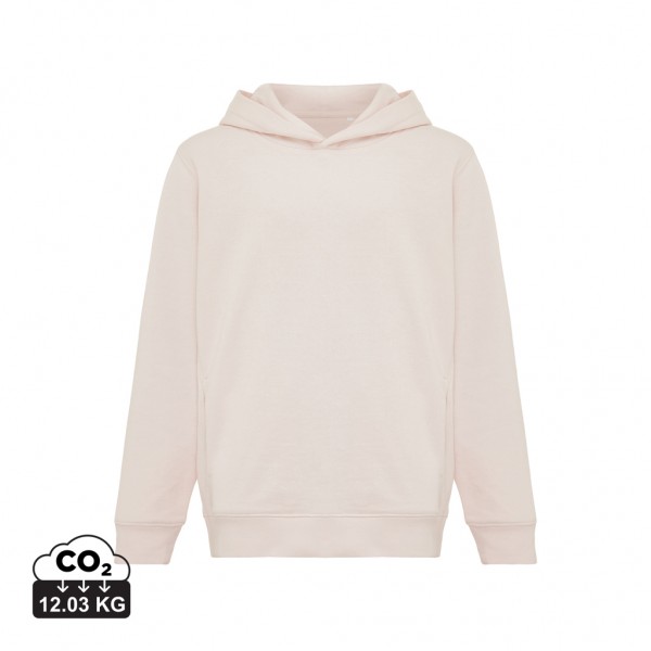 IQONIQ Yengo KidsHoodie mit Seitentaschen aus rec. Baumwolle, cloud pink 34