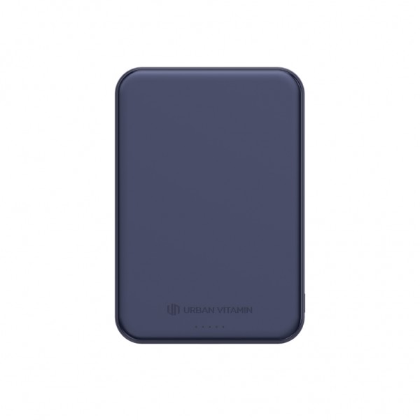 Urban Vitamin Pomona 5000mAh Qi2.2 25W magnetische Powerbank, blau
