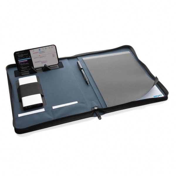 Impact Aware™ Deluxe 300D Tech Portfolio mit Reißverschluss, navy blau